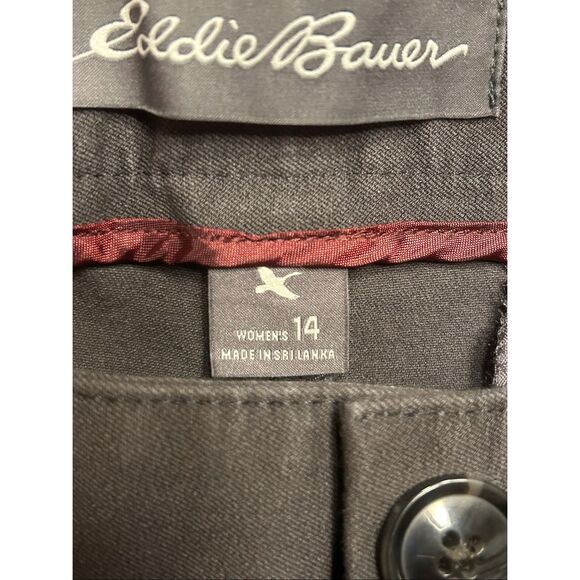 Eddie Bauer Woman's Slightly Curvy Fit Dark Gray Pants Size 14 (5502) - Picture 5 of 7